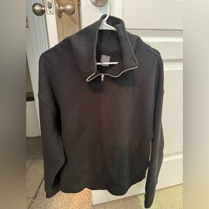 Calia small black women’s pull over quarter zip